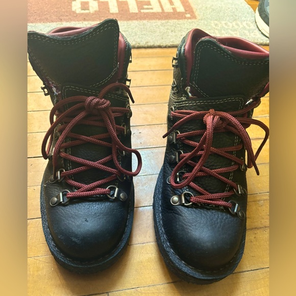 Danner GORE TEX Mountain Pass Arctic Night leather hiking boots vibram ice grip - Picture 4 of 14